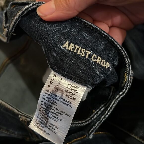 American eagle artist crop jeans 8 - Picture 5 of 6
